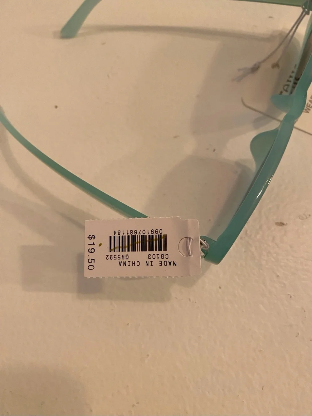 Crewcuts Kids Mint Green Rectangular Sunglasses